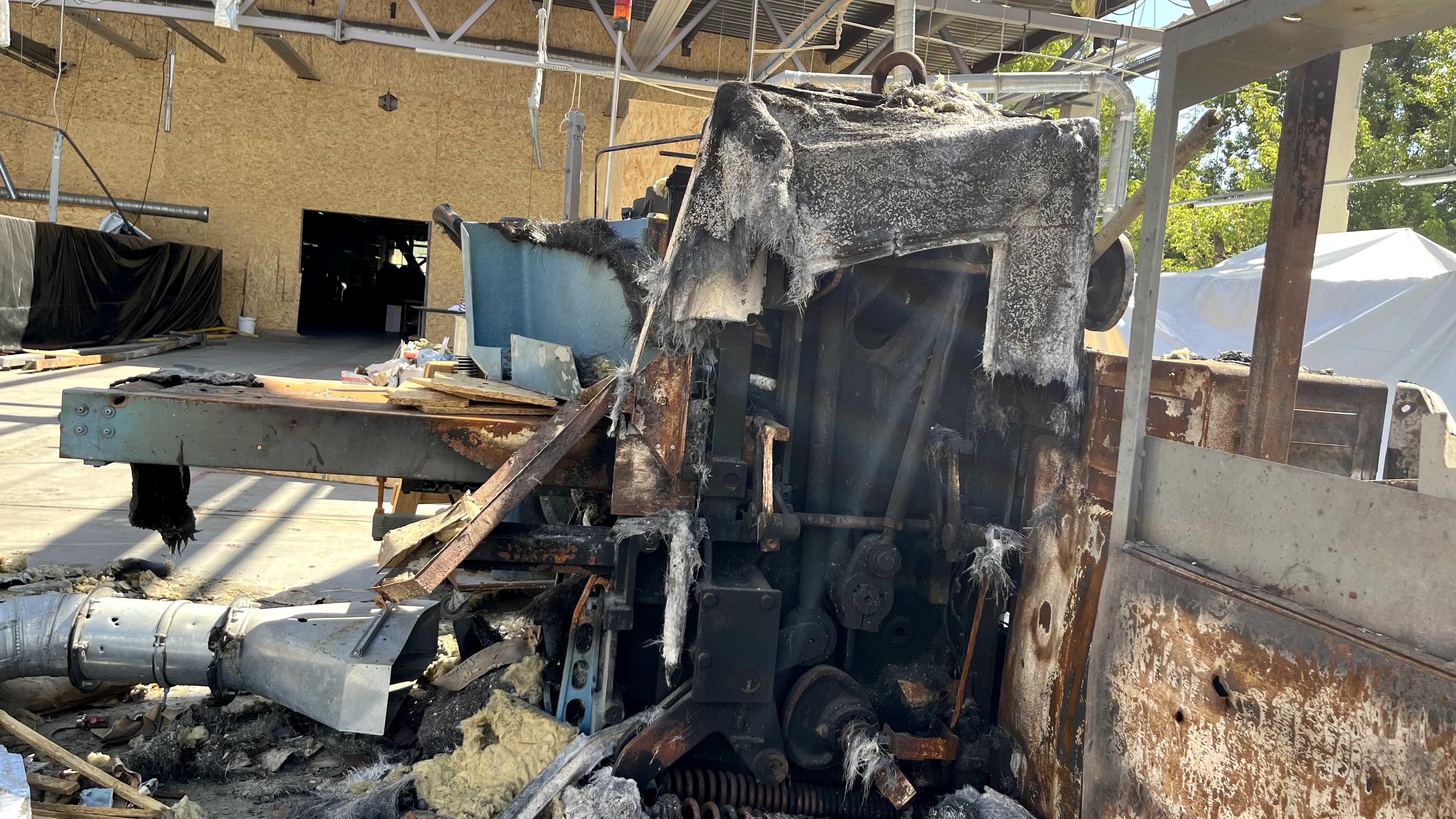 Photos: Nika Krychovska/UkraineWorld. Destroyed equipment